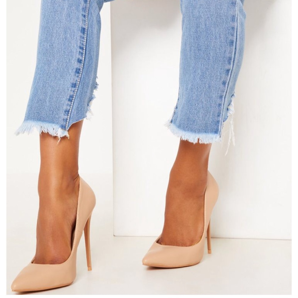 Brand New Beige High Court Stiletto Heel NIB NWT